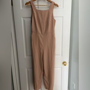 Dynamite Classic Beige/Rose Jumpsuit